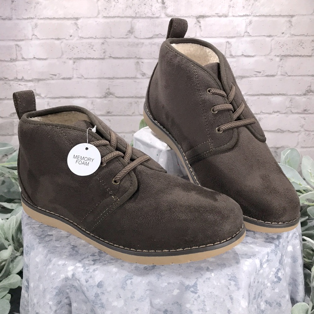 Sonoma Nigiri Brown Faux Suede Mid-High Casual Boots Boys 6M🌟NWT&NIB🌟